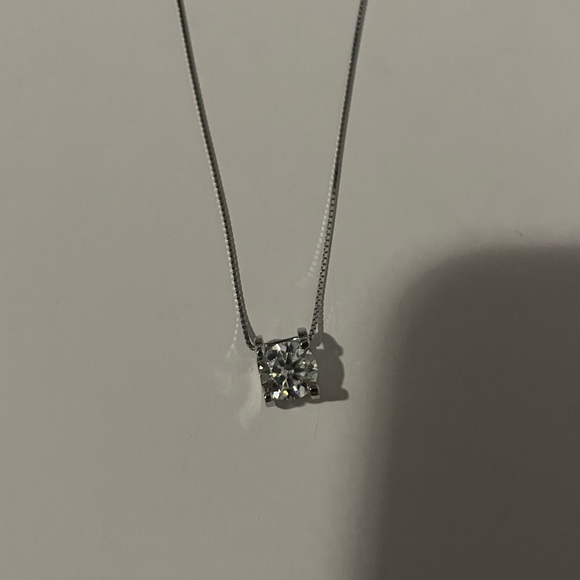 BRAND NEW S925 SILVER STERLING 1ct MOISSANITE DIAMOND NECKLACE‼️ - Picture 8 of 16